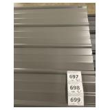 12' Gray Steel Roofing/Siding x 600 LF