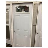 32 inch right craftsman style lead door