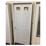 32 inch right steel door with lights