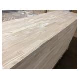 10ï¿½ Unfinished Hevea butcher block countertop x2