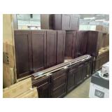 13 piece Java kitchen cabinet set