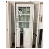 32 inch right nine light exterior door