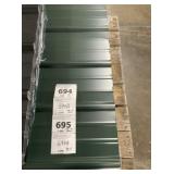 12' Green Steel Roofing/Siding x 600 LF