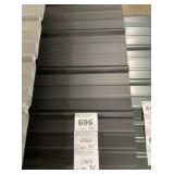 12' Matte Black Steel Roofing/Siding x 600 LF