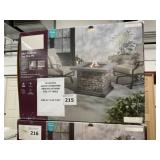 34' Outdoor Propane Firepit Table