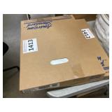 White elongated toilet seat