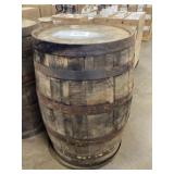 Oak bourbon barrel