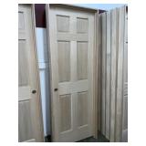 28' x 80' RH Oak 6- Panel Interior Door