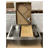 Stainless Farmhouse Sink Workstation