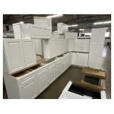15pc. Silvercreek Aspen White 30' Kitchen