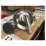 Peerless, brushed, chrome shower faucet trim x2