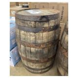 Oak bourbon barrel