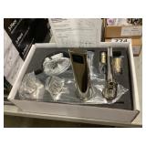 DXB, nickel wall mount tub filler