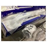 18 inch white handicapped grab bar