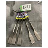 Bosch 1 1/2' SDS Tile Chisels x5