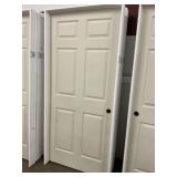 36' x 80' LH 6-Panel Wood Grain MDF Interior Door
