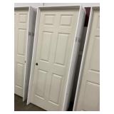 32' x 80' RH 6-Panel Wood Grain MDF Interior Door