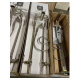 DXV Platinum Nickel Floor Mount Tub Filler