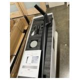 DXV Matte Black Floor Mount Tub Filler