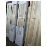 30' x 80' Poplar 2 Panel Bifold Door