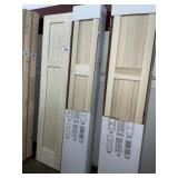 24' x 80' Poplar 2 Panel Bifold Door