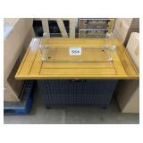 43' Propane Fire Table w/ Iron Top