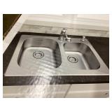 American standard stainless sink kit