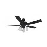 Design House 52' Black LED Ceiling Fan