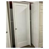 28' x 80' Right-Hand Swing, 1- Panel Primed Door