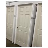 30' x 80' RH 6-Panel Wood Grain MDF Interior Door