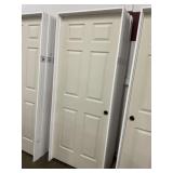 32' x 80' LH 6-Panel Wood Grain MDF Interior Door
