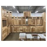 27pc. Silvercreek Hickory Shaker Dream Kitchen