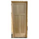 32' x 80' RH Poplar 3-Panel Interior Door