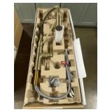 Sensor Spring Kitchen Faucet In Brushed Brass