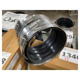 6 inch high torque pipe clamps X4