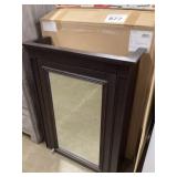 24 inch espresso, vanity mirror cabinet