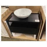 36 inch vessel style vanity and bowl