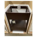 24 inch chocolate vanity base