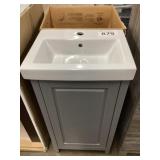 17 inch mini vanity with sink top