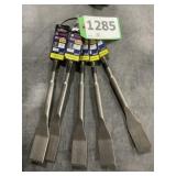 Bosch 1 1/2' SDS Tile Chisels x5