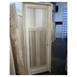 30' x 80' LH Poplar 3-Panel Interior Door