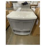 30' Gray Vanity With Top