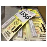 Five lead paint test packs.