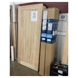 36' x 80' White Cedar 1-Panel BarnDoor w/ Hardware