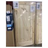 38' x 84' Pine Z-Style Barn Door Slab