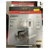 Defiantï¿½ Keyed Entry Lever/ Deadbolt in Nickel x3