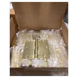 48 pack brass 3.5 inch hinge case.