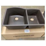 Composite granite sink 32 inch