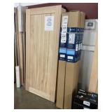 36' x 80' White Cedar 1-Panel BarnDoor w/ Hardware