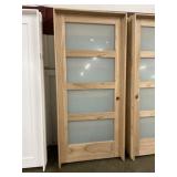 36' x 80' LH 4-Panel White Cedar Interior Door